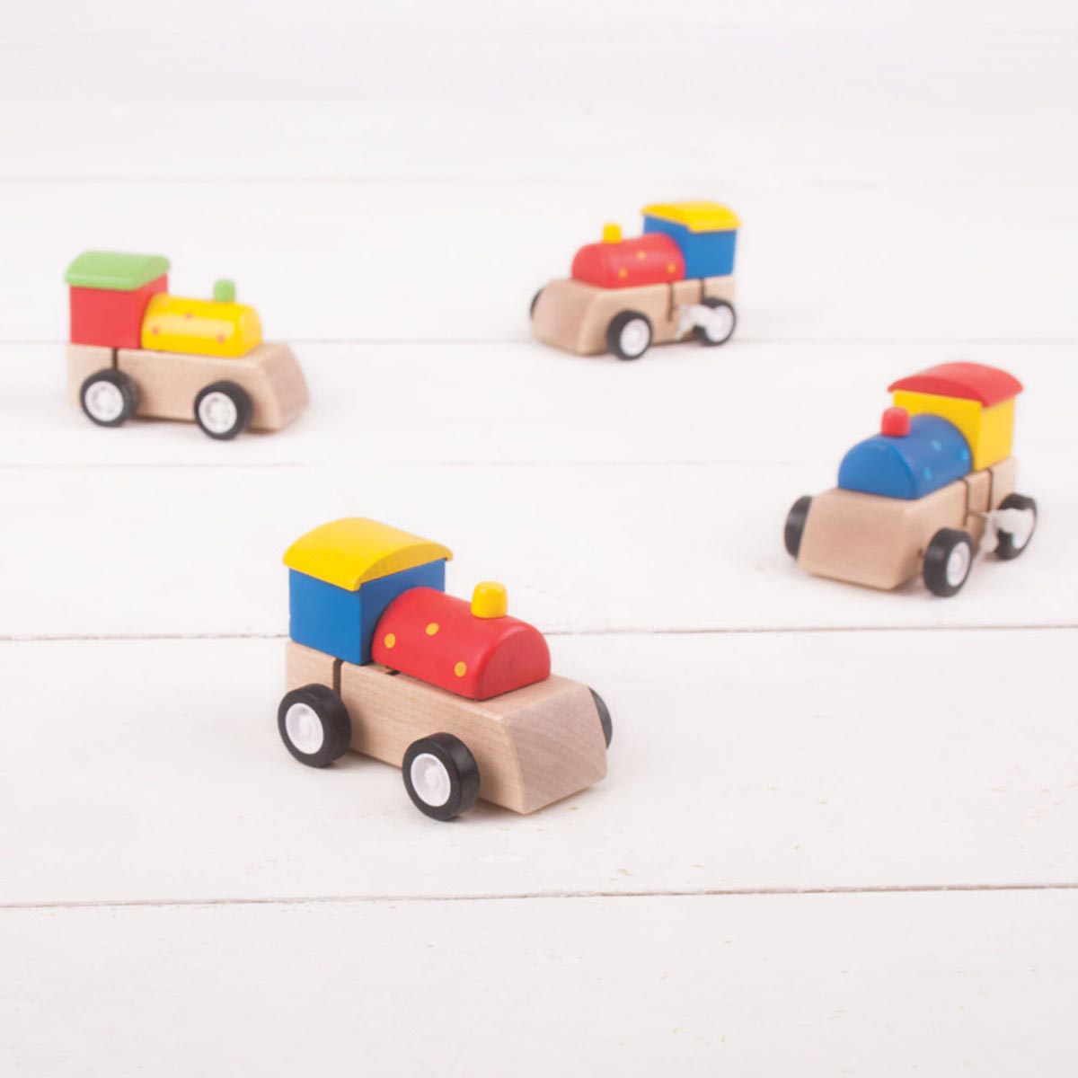 Wooden Clockwork Train