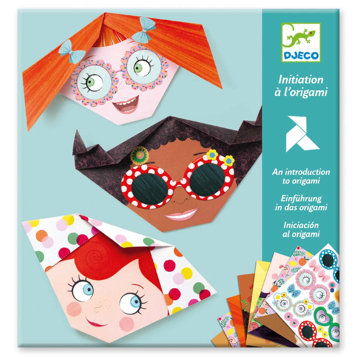 Djeco Origami Friendly Faces My Small World Toy Store