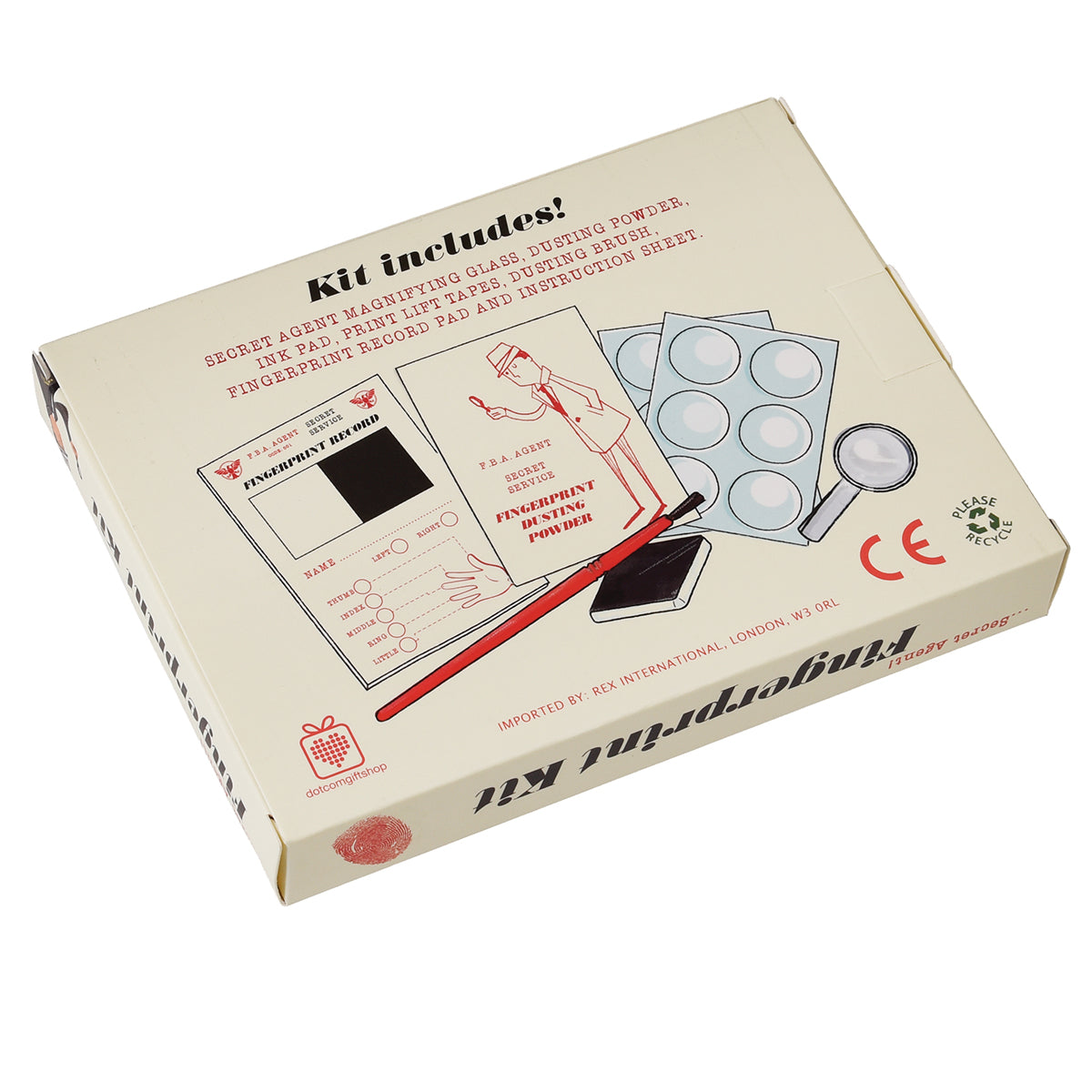 *Wonky* Secret Agent Finger Print Kit