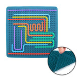 Sensory Silicone Activity Board Square & T-Rex