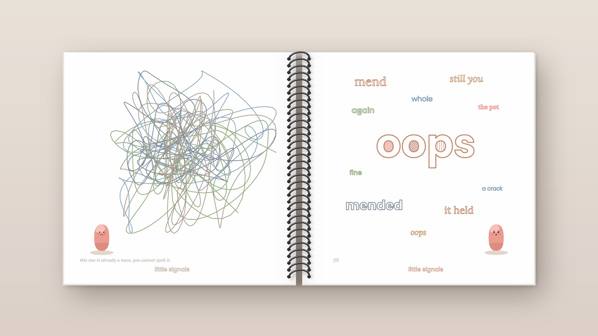 Little Signals: Doodle - A Book Where Every Page Is Already Started