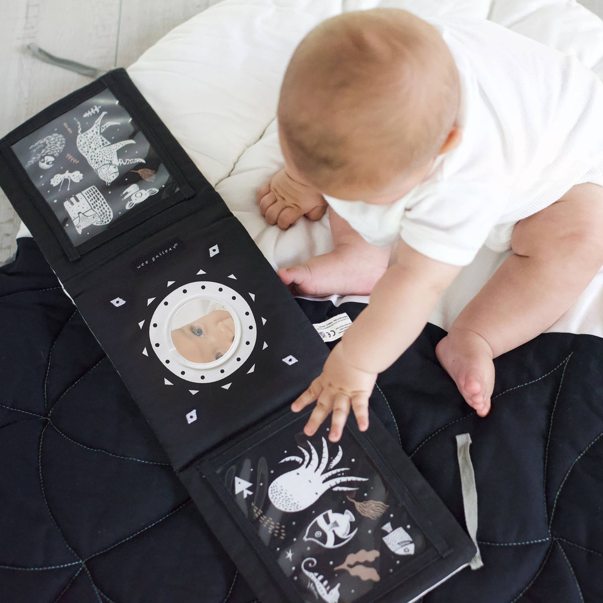 Baby Tummy Time Gallery with Mirror