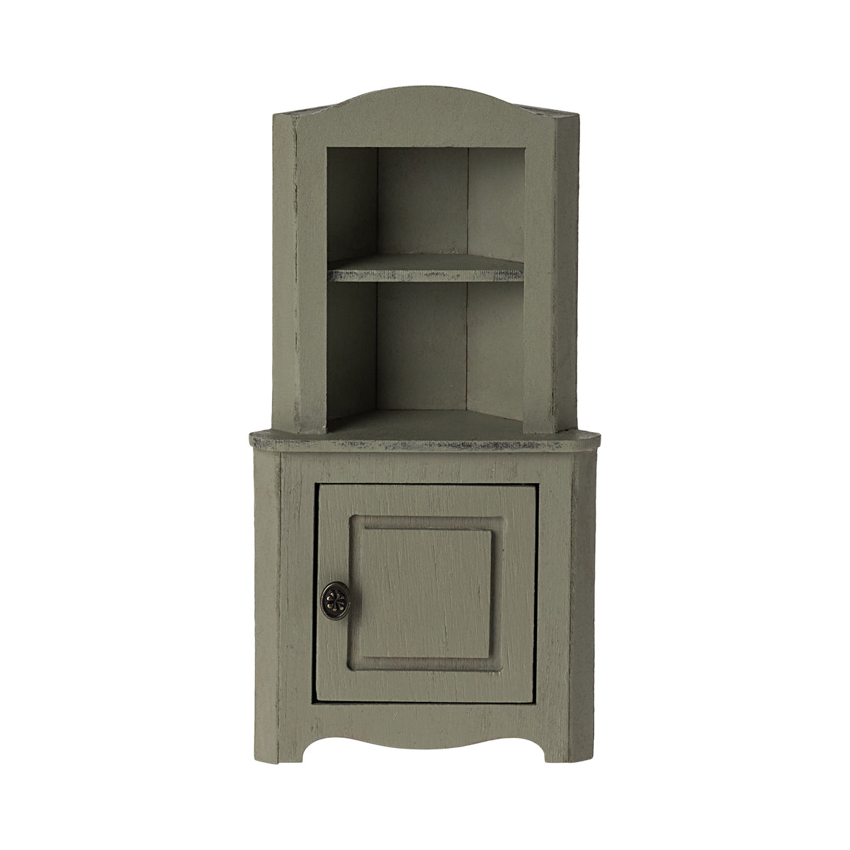 Maileg Corner Cabinet for Mouse House - Light Green