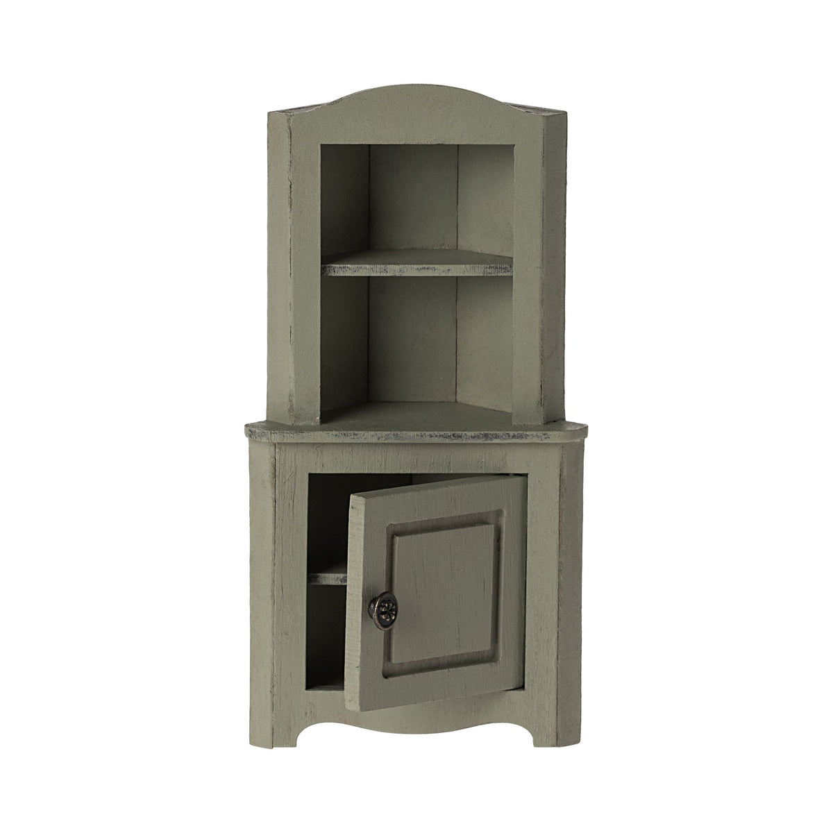 Maileg Corner Cabinet for Mouse House - Light Green