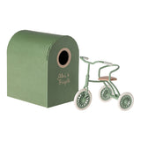 Maileg Abri à Tricycle for Mouse - Green