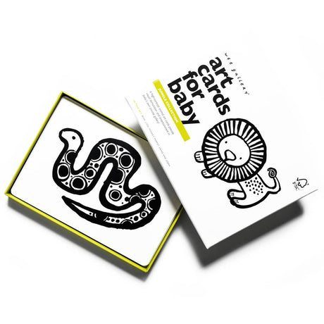 Art Cards for Baby - Jungle Animals - Infant Flash Cards