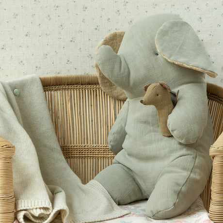 Maileg Lullaby Friends Mouse Rattle - Light Umber