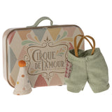 Maileg Clown Clothes in Suitcase for Little Brother Mouse