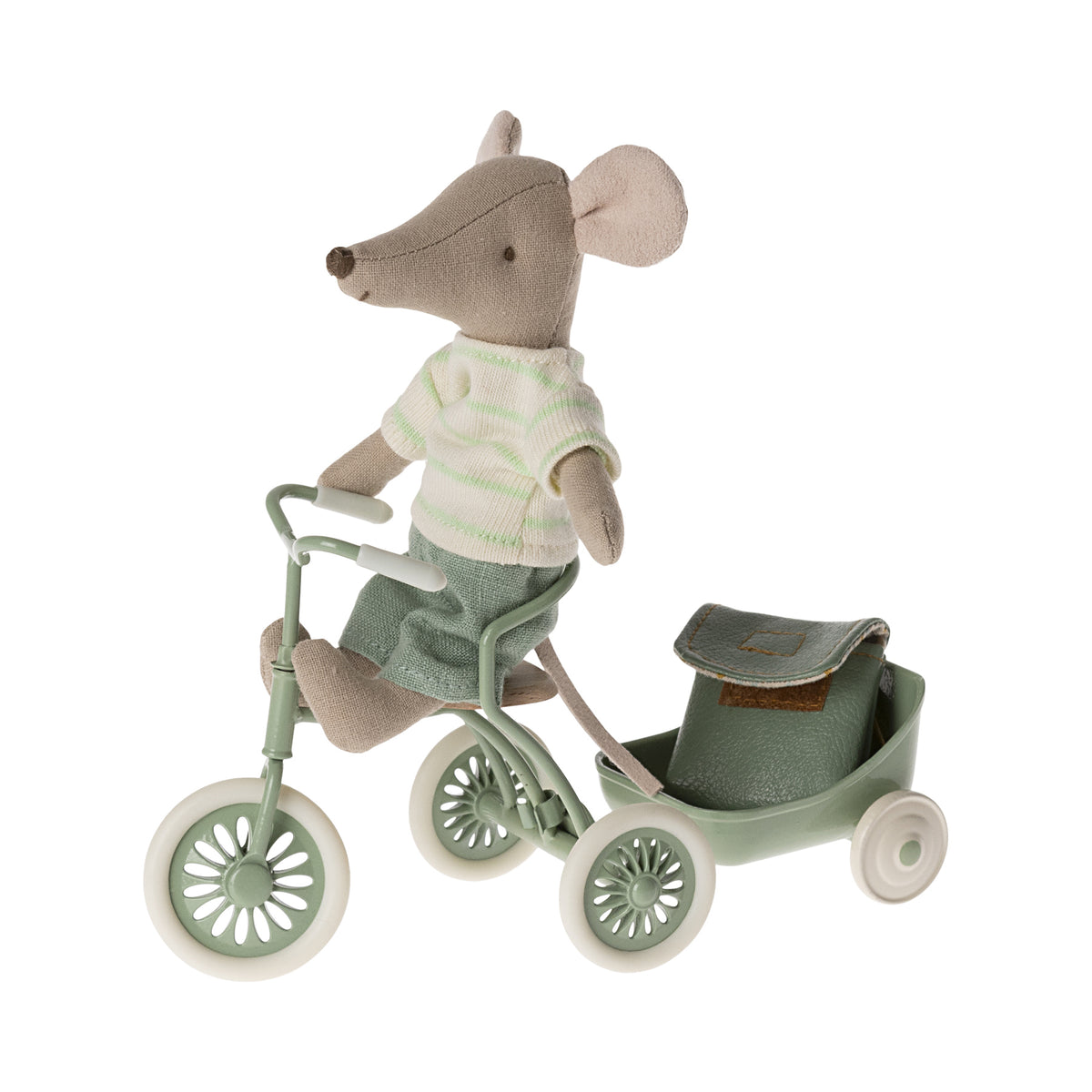 Maileg Abri à Tricycle for Mouse - Green