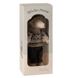 Maileg Winter Mouse with Ski Set - Dad (Blue)