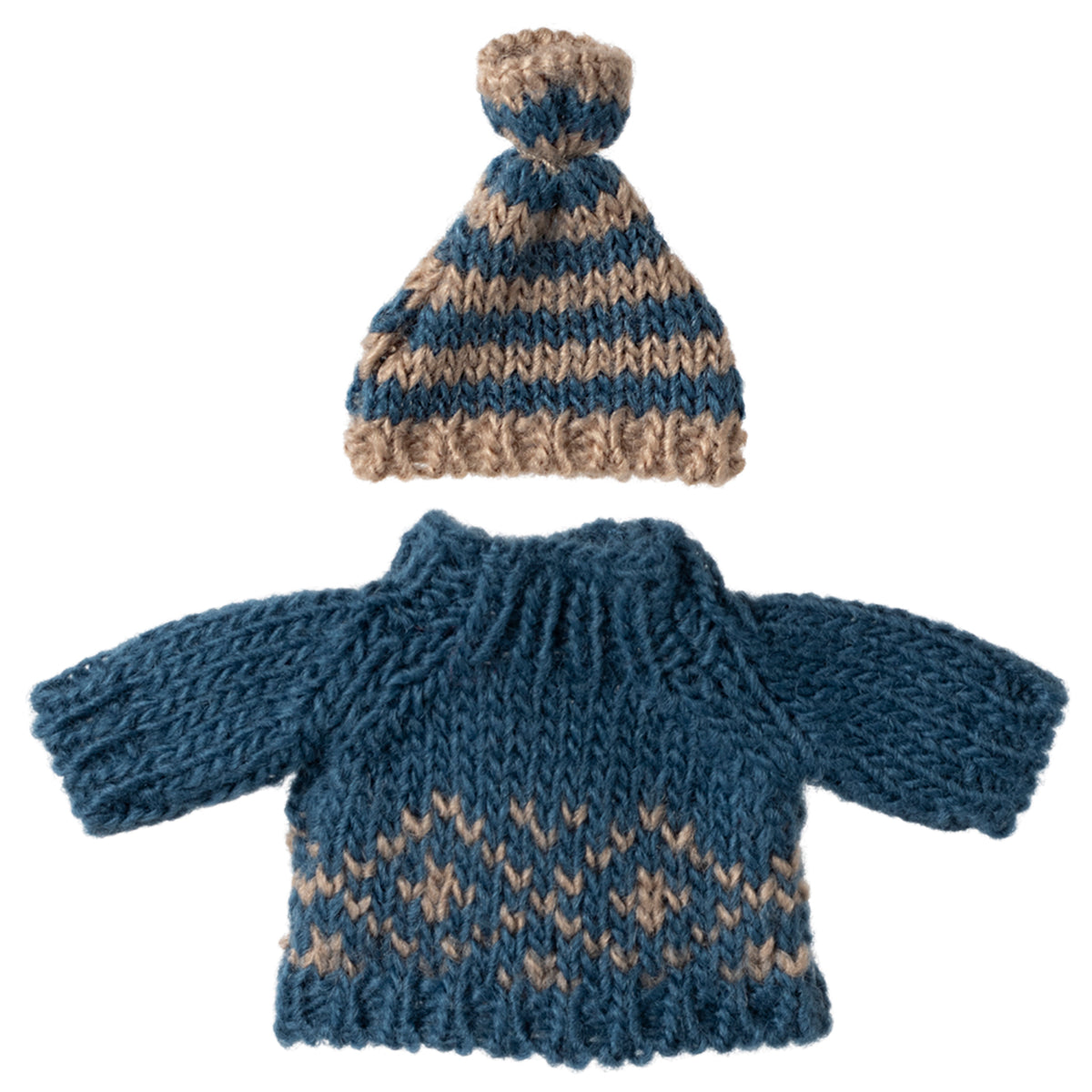 Maileg Dad Mouse Knitted sweater and Hat