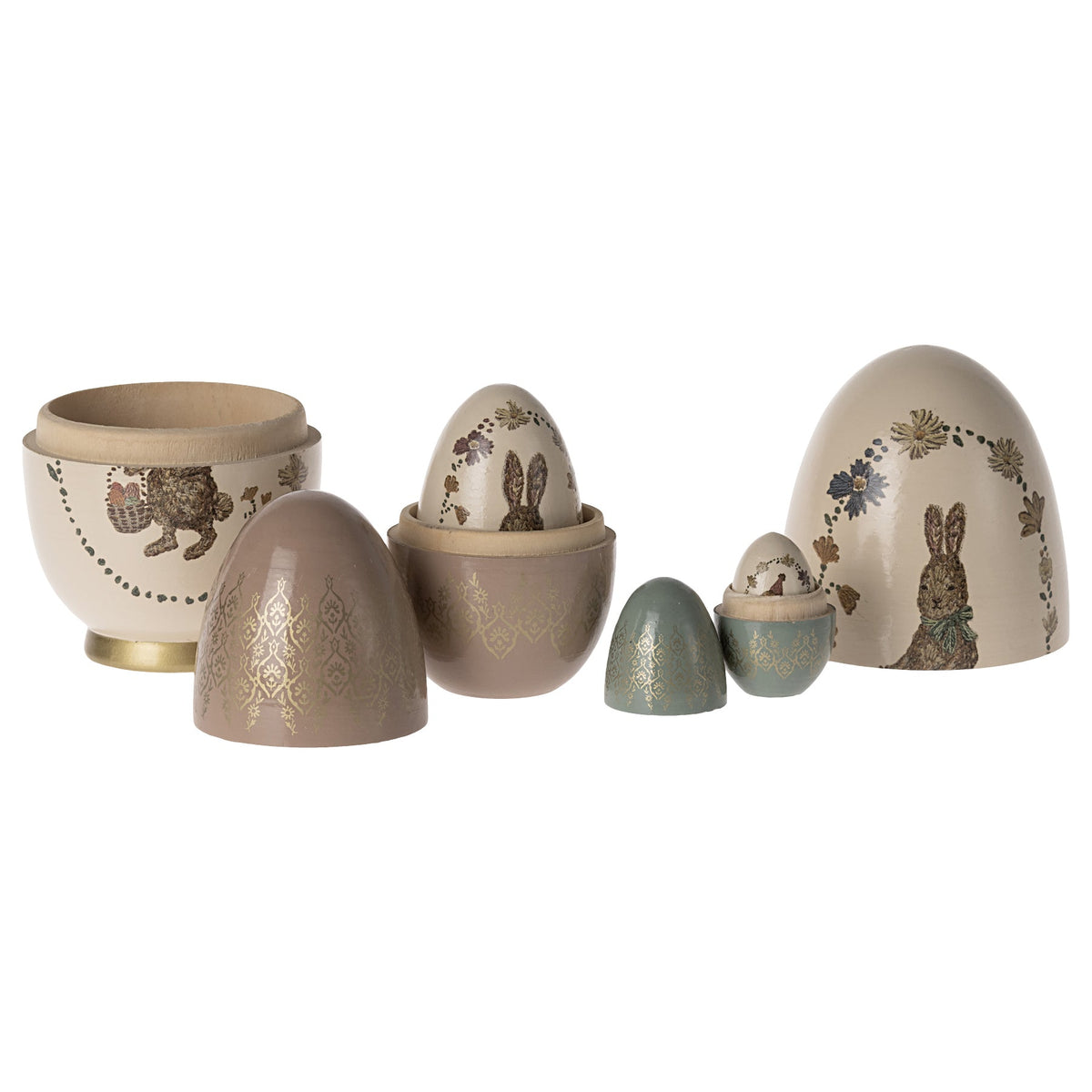 Wonky StockMaileg Easter babushka egg, 5 pcs set