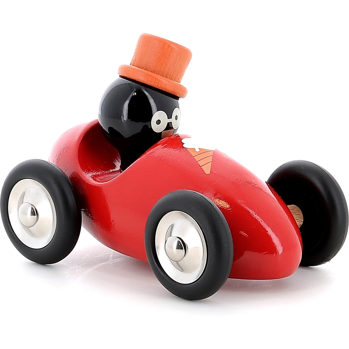 Renee The Penguin in their Car