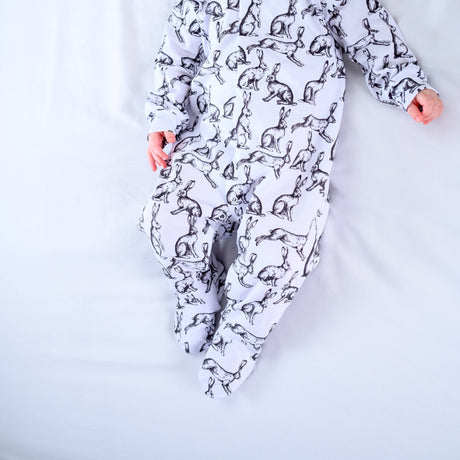 Baby Cotton Onesie – Easter Rabbit Print