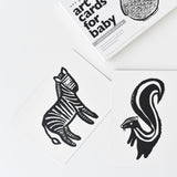 Art Cards for Baby - Black and White Animals - Flash Cards