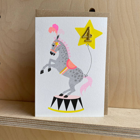Confetti Pets Card Age 4 - Horse
