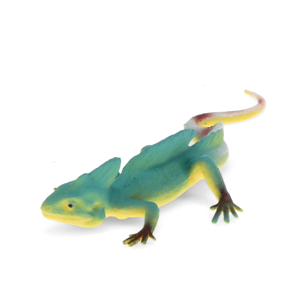 Realistic Double Crown Lizard Toy