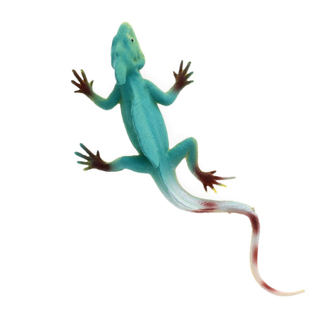 Realistic Double Crown Lizard Toy