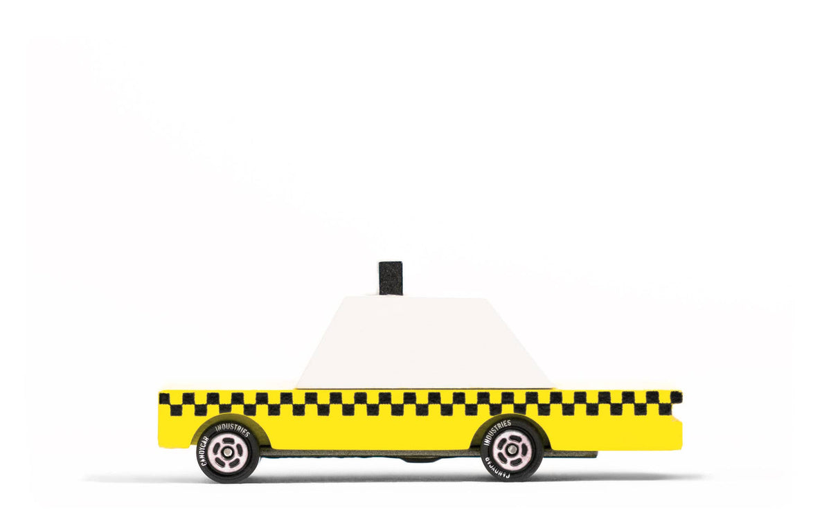 Candycar - Taxi - Wooden Diecast Toy Car Candylab