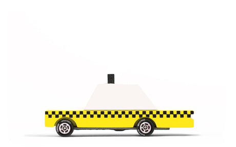 Candycar - Taxi - Wooden Diecast Toy Car Candylab