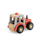 Mini Wooden Vehicle - Red Tractor