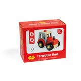 Mini Wooden Vehicle - Red Tractor