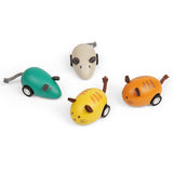 Wooden Pull Back Cat