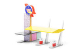 Rocket Station - Wooden Toy Car Candylab
