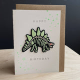 Patch Card - Dinosaur Skeleton
