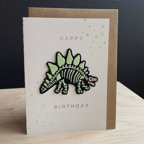 Patch Card - Dinosaur Skeleton