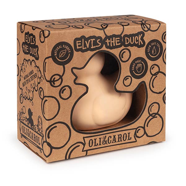 Rubber Duck  - Natural Rubber Bath Toy Oli&Carol