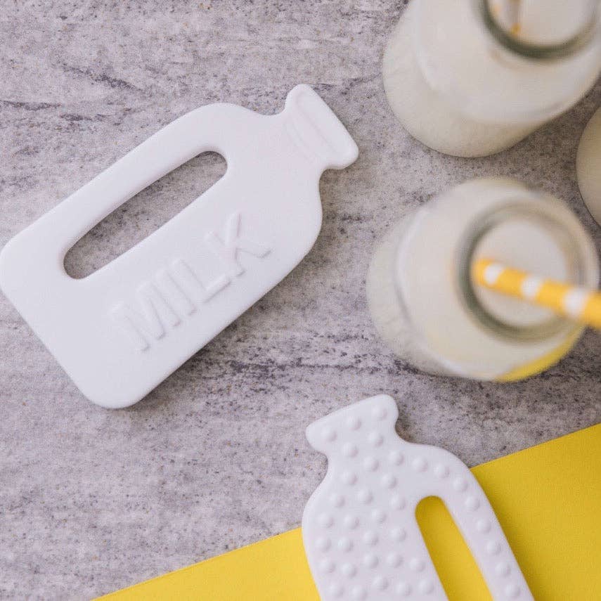 Silicone Baby Teether – Milk Bottle Shape