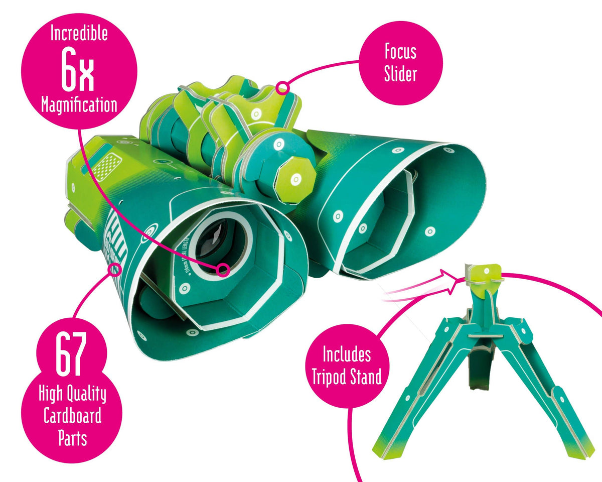 Build Your Own Binoculars - Eco-Friendly Cardboard Craft Kit