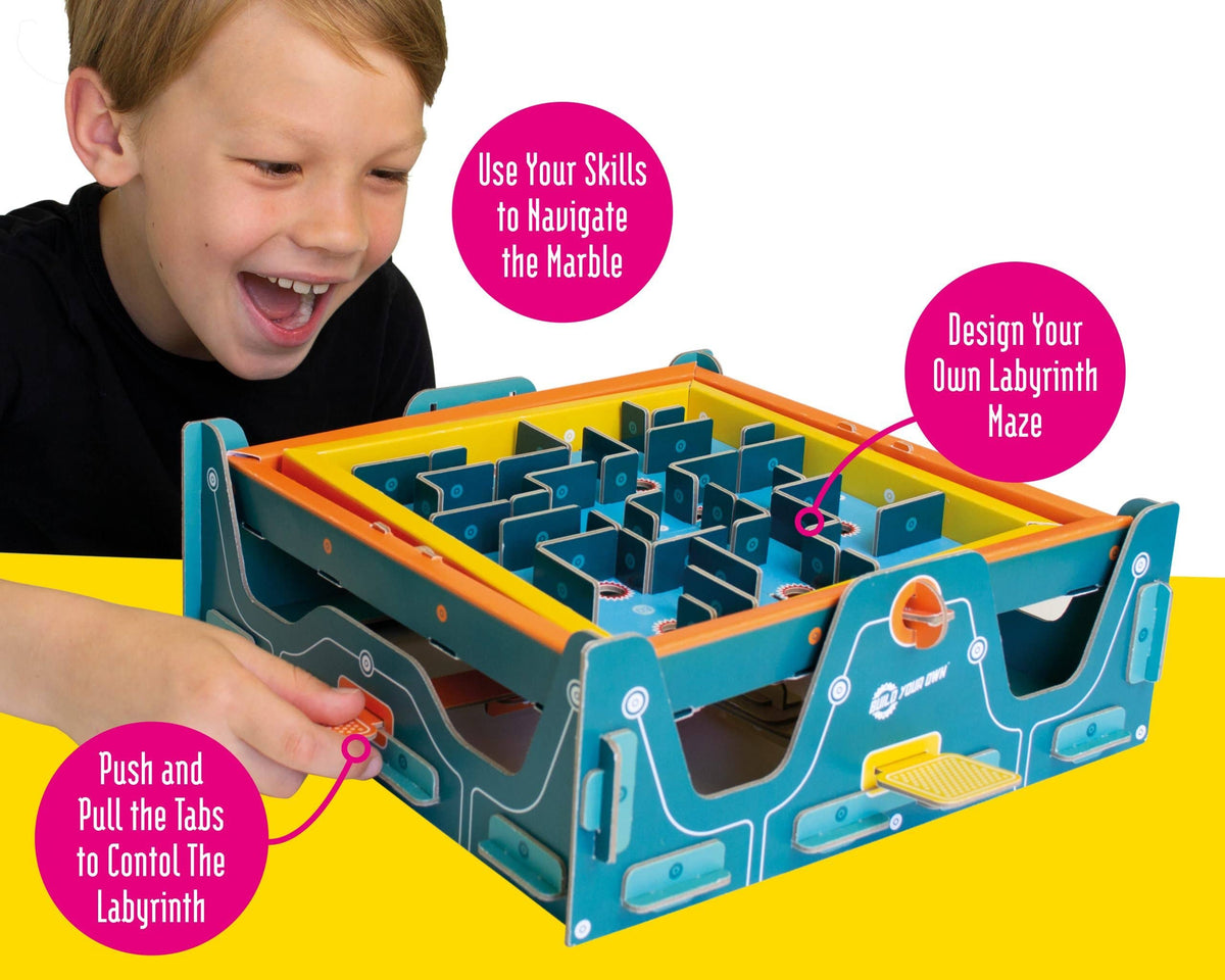 Build Your Own Marble Labyrinth - Eco-Friendly Craft Kit