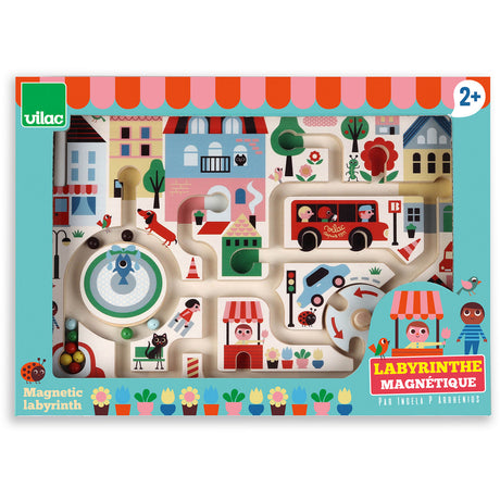 Town Magnetic Maze