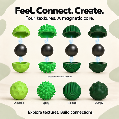 Magnetic Sensory Fidget Balls