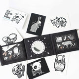 Baby Tummy Time Gallery Gift Set with Contrast Flash Cards