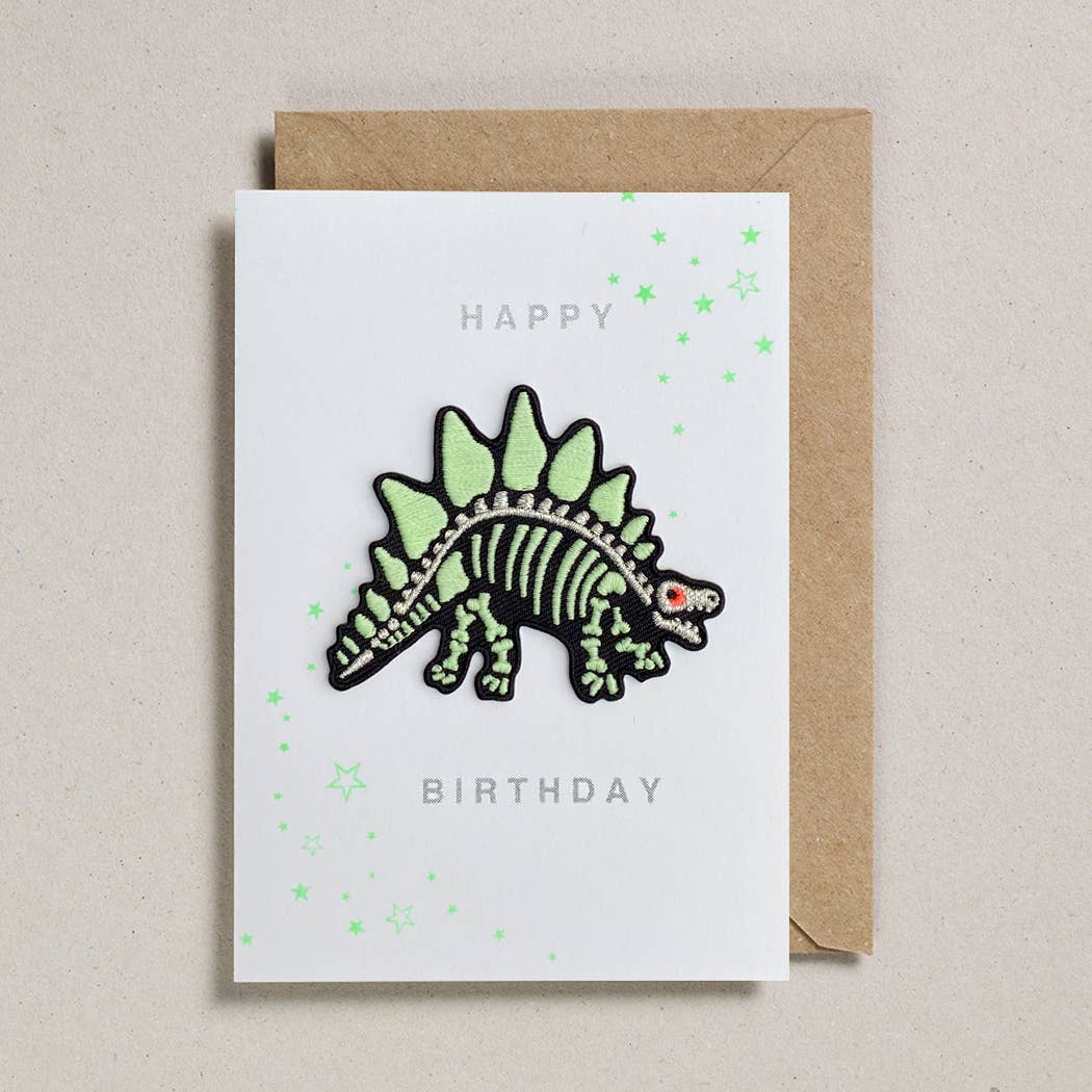 Patch Card - Dinosaur Skeleton
