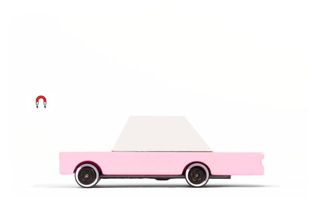 Candycar - Pink - Wooden Diecast Toy Car Candylab