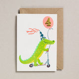 Confetti Pets Card Age 4 - Croc
