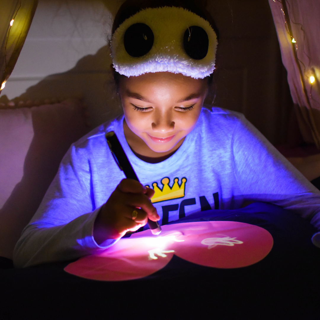 Glow Sketch Bedtime Pillowcase - Love Heart