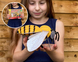 Build Your Own Honey Bee - Eco-Friendly Cardboard Craft Kit