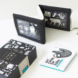 Baby Tummy Time Gallery Gift Set with Contrast Flash Cards
