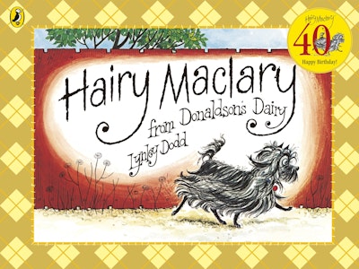 Hairy Maclary from Donaldson's Dairy book cover by Lynley Dodd