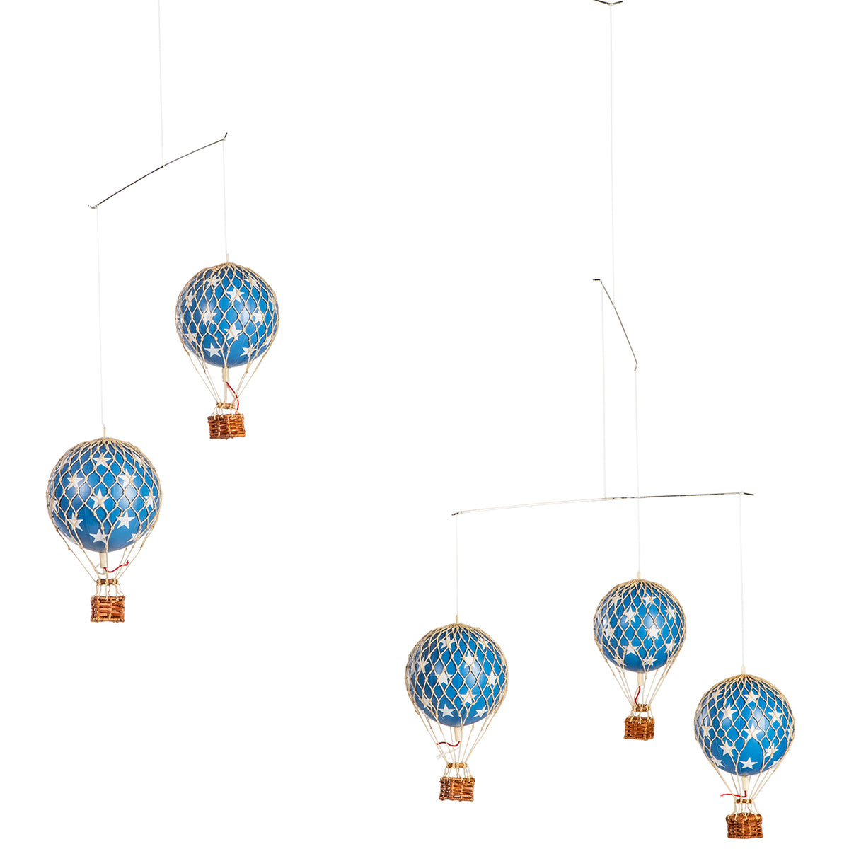 *Wonky* Authentic Models - Hot Air Balloon Mobile, Stars
