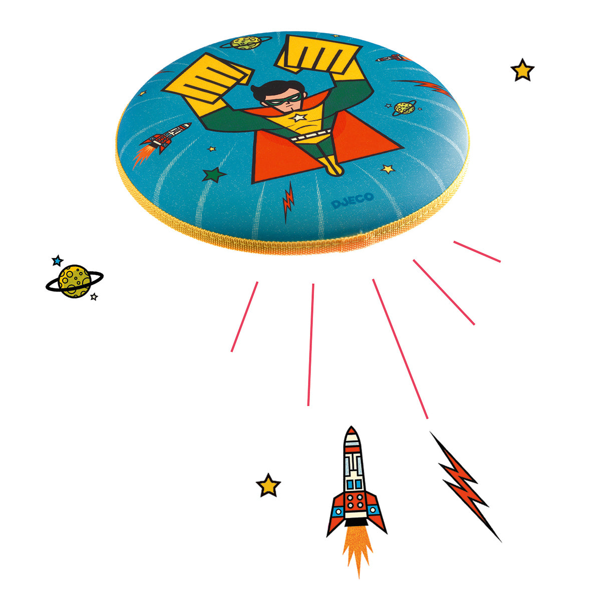 Djeco Outdoor - Flying Hero Soft Disc