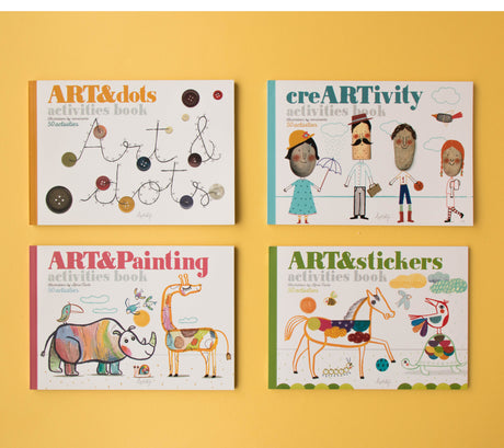 Art & Stickers Activities Book by Londji