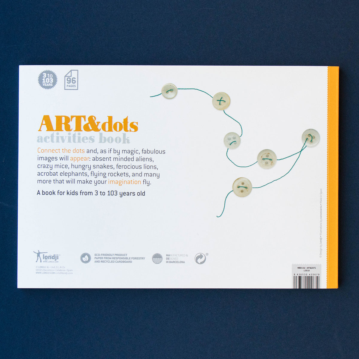 Art & Dots Activities Book by Londji