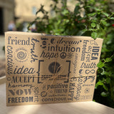 Wooden Story Peace & Love Blocks