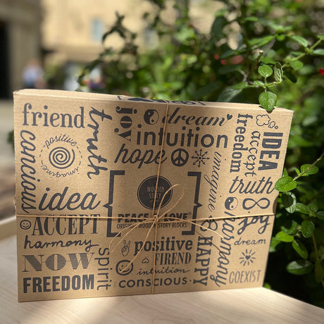 Wooden Story Peace & Love Blocks